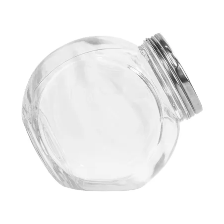 POT POUR STOCKER INCLINÉ WAKI GLASS 4430 ML 22,5x15x22,5 CM TRANSPARENT VERRE (6 UNITÉ)