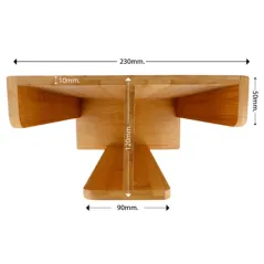 PORTE VERRES ET COUVERCLES BAMBOO  23x12x30 CM NATUREL BAMBOU (1 UNITÉ)