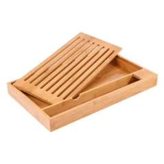 PLANCHE À PAIN BAMBOO  40x24x4 CM NATUREL BAMBOU (1 UNITÉ)