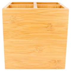 DISPLAY POUR COUVERTS BAMBOO  15x15x15 CM NATUREL BAMBOU (1 UNITÉ)