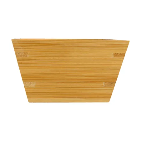 BOL CARRÉ BAMBOO 500 ML 12,7x12,7x7,3 CM NATUREL BAMBOU (1 UNITÉ)