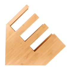 ORGANIZATEURS GOBELETS & COUVERCLES BAMBOO  14x50x50 CM NATUREL BAMBOU (2 UNITÉ)