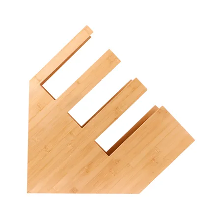ORGANIZATEURS GOBELETS & COUVERCLES BAMBOO  14x50x50 CM NATUREL BAMBOU (2 UNITÉ)