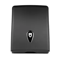 DISTRIBUTEUR POUR ESSUIE-MAINS   27,7x13x37 CM NOIR ABS (1 UNITÉ)