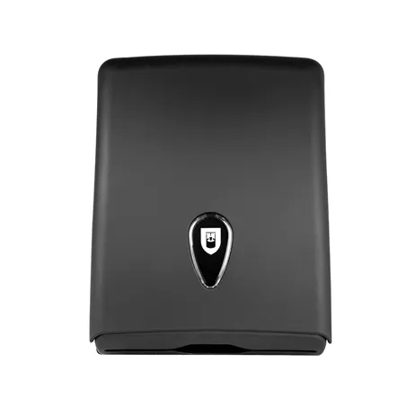 DISTRIBUTEUR POUR ESSUIE-MAINS   27,7x13x37 CM NOIR ABS (1 UNITÉ)