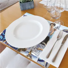 SETS DE TABLE OFFSET 'BUENOS DÍAS MEDITERRÁNEO' 70 G/M2 31x43 CM QUADRICHROMIE CELLULOSE (2000 UNITÉ)