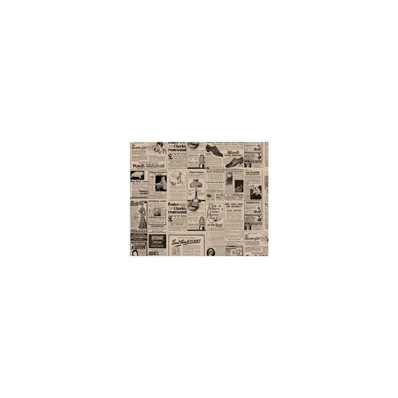 PAPIER INGRAISSABLES FAST FOOD 'TIMES' 34 G/M2 28x34 CM NATUREL PARCH.INGRAISSABLE (1000 UNITÉ)