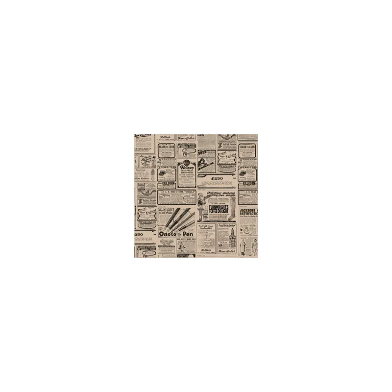 PAPIER INGRAISSABLES BASKET 'TIMES' 34 G/M2 31x31 CM NATUREL PARCH.INGRAISSABLE (1000 UNITÉ)