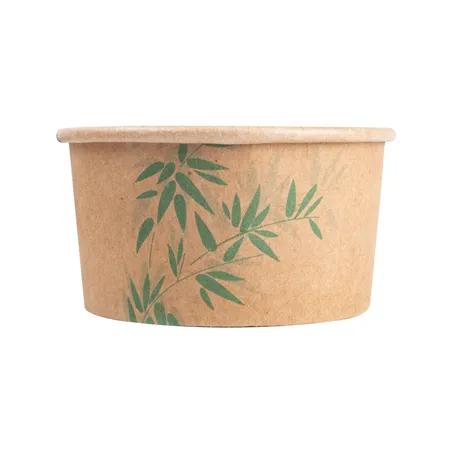 POTS À GLACES FEEL GREEN 150 ML 250 + 18 PE G/M2 Ø8,5x4,5 CM MARRON CARTON (2000 UNITÉ)