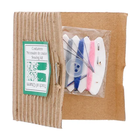 NÉCESSAIRES À COUTURE, ÉTUI RECYCLÉ 'TOUCH OF CHARM'  6,5x6 CM (100 UNITÉ)