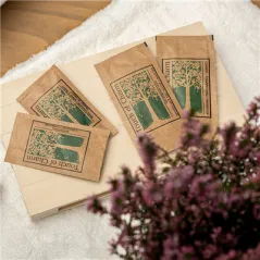 SACHETS SHAMPOOING 'TOUCH OF CHARM' 10 ML 5x10 CM NATUREL KRAFT (1000 UNITÉ)