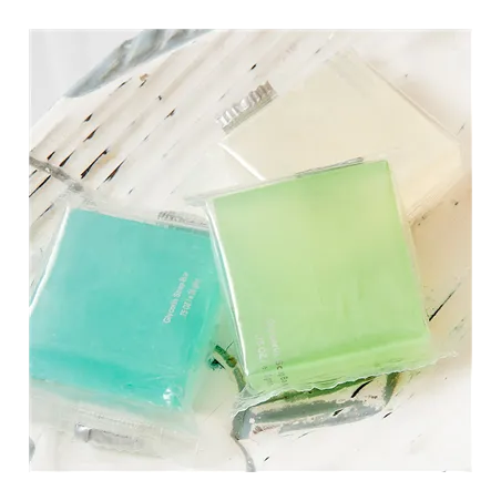 SAVONS 'AZUR' 20 G 4x4 CM BLEU GLYCERINE (500 UNITÉ)