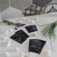 SACHETS GEL DOUCHE 'ALLURE' 10 ML 5x10 CM NOIR (1000 UNITÉ)