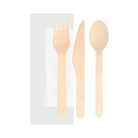 SET 4/1 COUVERTS +SERVIETTE
