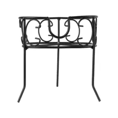 PIÉDESTAL POUR CODE 215.56   16,5x16,5x16,4 CM NOIR METAL (1 UNITÉ)
