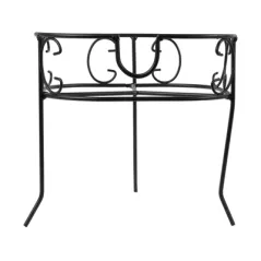 PIÉDESTAL POUR CODE 215.57   21x21x19 CM NOIR METAL (1 UNITÉ)