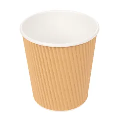 GOBELETS ONDULÉS POUR BOISSONS CHAUDES