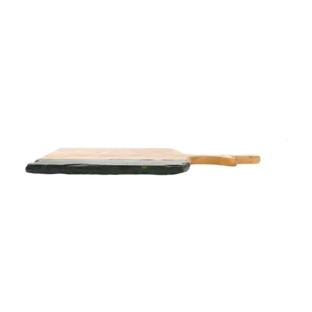 PLATEAU PRÉSENTATION RECTANGULAIRE WOOD  30,5x19x1,2 CM NATUREL ARDOISE+BOIS (4 UNITÉ)