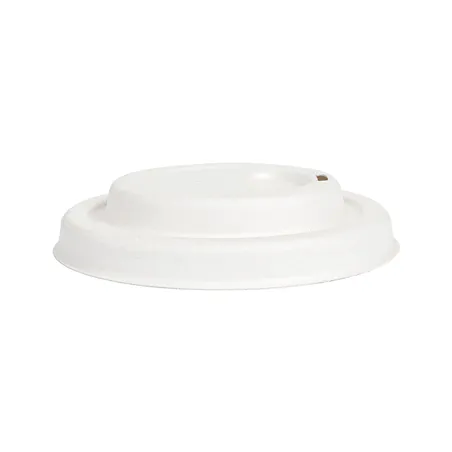 COUVERCLES POUR GOBELETS À CAFÉ BIONIC  Ø 9 CM BLANC BAGASSE (1000 UNITÉ)