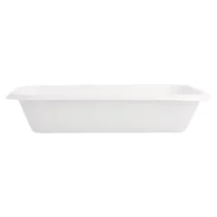 PLATEAUX BIONIC 425 ML 18x12x3,5 CM BLANC BAGASSE (600 UNITÉ)