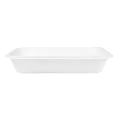 PLATEAUX BIONIC 710 ML 21,5x14x3,7 CM BLANC BAGASSE (600 UNITÉ)