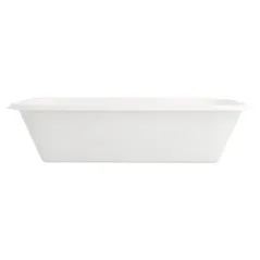 PLATEAUX BIONIC 950 ML 21,5x14x5,2 CM BLANC BAGASSE (600 UNITÉ)