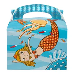 BOÎTES MENU ENFANT FOND DE LA MER 'FONDO DEL MAR' 320 G/M2 15,50x10,50x17,50 CM QUADRICHROMIE CARTON (300 UNITÉ)