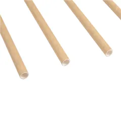 PAILLES DROITES PAPER  Ø0,60x20 CM NATUREL KRAFT (3000 UNITÉ)