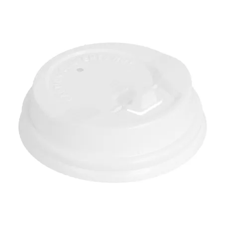 COUVERCLES HAUTS POUR GOBELETS  120 ML  BLANC PS (1000 UNITÉ)