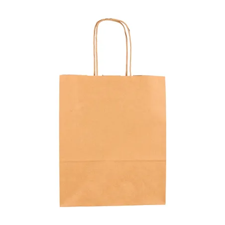SACS SOS AVEC ANSES  80 G/M2 18+8x21,5 CM NATUREL KRAFT (250 UNITÉ)