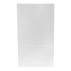SACS SOS SANS ANSES  80 G/M2 25+15x43,5 CM BLANC CELLULOSE (250 UNITÉ)