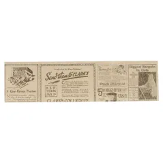 ANNEAUX KRAFT SANDWICHES 'TIMES' 34 G/M2 7x26 CM NATUREL PARCH.INGRAISSABLE (5000 UNITÉ)