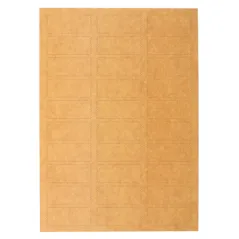 ÉTIQUETTES ADHESIVES BANDE   2,4x6 CM NATUREL KRAFT (3000 UNITÉ)