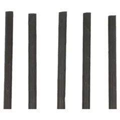 PAILLES DROITES COCKTAIL PAPER  Ø0,60x14 CM NOIR PAPIER (3000 UNITÉ)