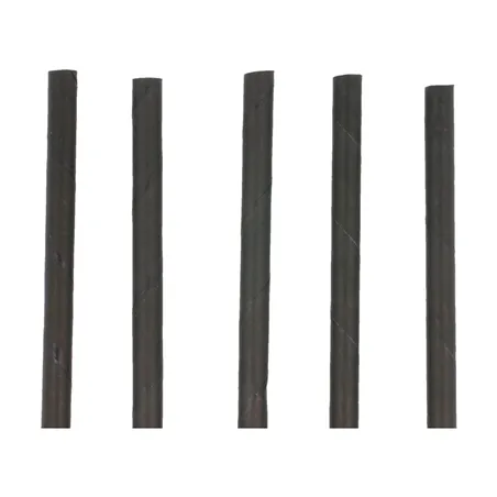 PAILLES DROITES COCKTAIL PAPER  Ø0,60x14 CM NOIR PAPIER (3000 UNITÉ)