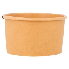 POTS À GLACES  70 ML 210 + 18 PE G/M2 Ø6,5x3,9 CM MARRON CARTON (2000 UNITÉ)