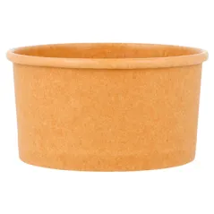 POTS À GLACES  90 ML 210 + 18 PE G/M2 Ø7,2x4 CM MARRON CARTON (2000 UNITÉ)