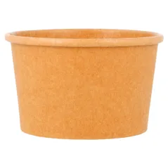 POTS À GLACES  120 ML 210 + 18 PE G/M2 Ø7,7x4,7 CM MARRON CARTON (2000 UNITÉ)