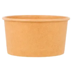 POTS À GLACES  150 ML 250 + 18 PE G/M2 Ø8,5x4,5 CM MARRON CARTON (2000 UNITÉ)