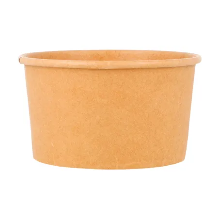 POTS À GLACES  180 ML 250 + 18 PE G/M2 Ø 8,7x5,2 CM MARRON CARTON (2000 UNITÉ)