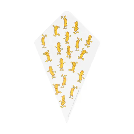 CORNETS AVEC LANGUETTES THEPACK 'CHIPS' 100 G 21x12,5 CM BLANC CARTON NANO-MICRO (1600 UNITÉ)