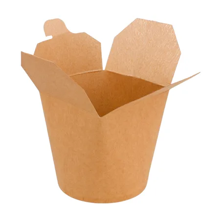 RÉCIPIENTS MULTIUSAGES MICRO-ONDABLES  780 ML 275 + 25 PE G/M2 Ø9x9 CM NATUREL KRAFT (50 UNITÉ)