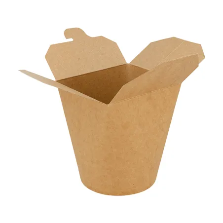 RÉCIPIENTS MULTIUSAGES MICRO-ONDABLES  960 ML 275 + 25 PE G/M2 Ø9x10,8 CM NATUREL KRAFT (50 UNITÉ)