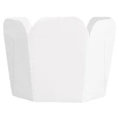 MINI POTS À PATES  10 CL 210 + 15 PE G/M2 5x5 CM BLANC CARTON (100 UNITÉ)