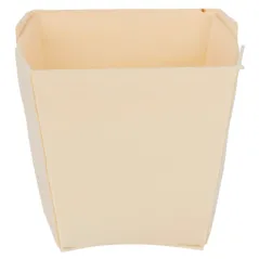 BARQUETTES CARRÉES WOOD 100 ML 5,5x5,5x5,5 CM NATUREL BOIS (500 UNITÉ)