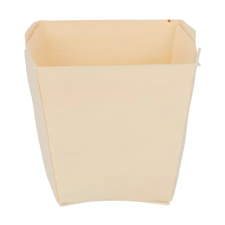 BARQUETTES CARRÉES WOOD 100 ML 5,5x5,5x5,5 CM NATUREL BOIS (500 UNITÉ)