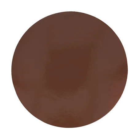 BASE POUR GÂTEAU DEUX FACES  1100 G/M2 Ø 26 CM CHOCOLAT/PRALINÉ CARTON (100 UNITÉ)