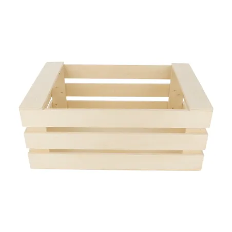 BOÎTE PRÉSENTATION WOOD  25x17x10 CM NATUREL BOIS (20 UNITÉ)