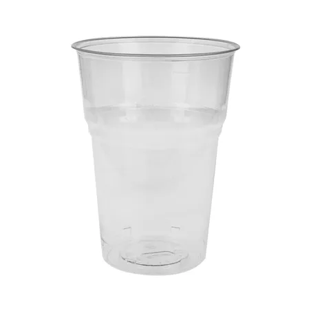 POTS COMPOSTABLES  400 ML Ø 8,5x11,2 CM TRANSPARENT PLA (1000 UNITÉ)