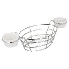 CORBEILLES OVALES + 2 POTS
